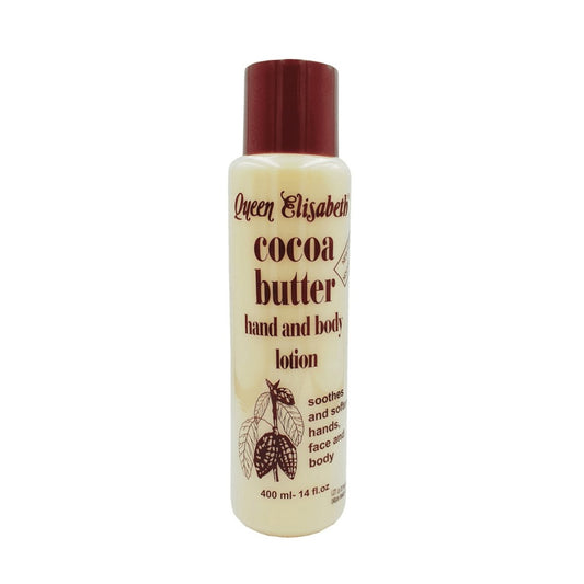 Queen Elisabeth Cocoa Butter Hand and Body Lotion 400ml - CosFair GmbH