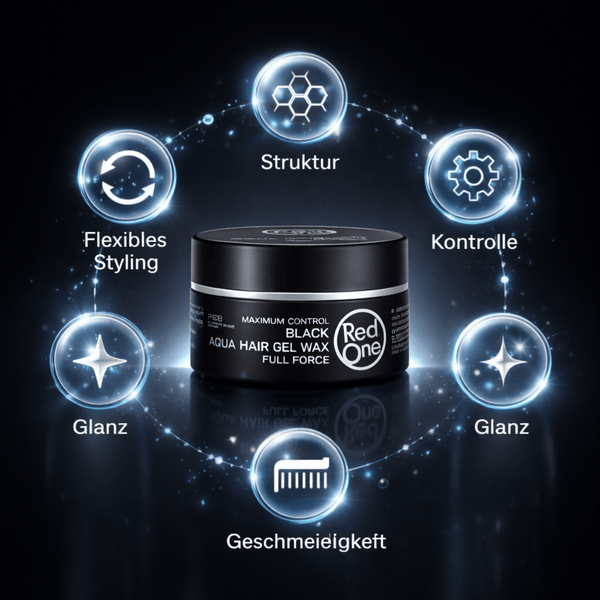 RedOne Aqua Hair Gel Wax - Black - CosFair GmbH