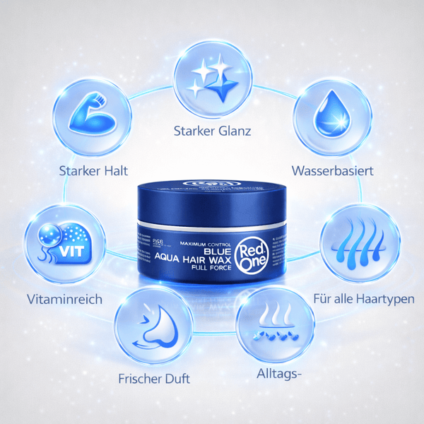 RedOne Aqua Hair Gel Wax - Blue - CosFair GmbH