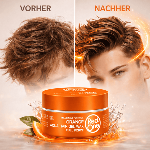 RedOne Aqua Hair Gel Wax - Orange - CosFair GmbH