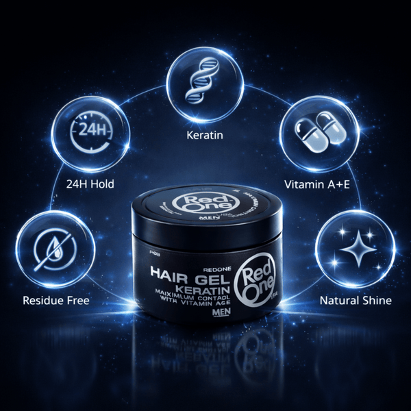 RedOne Men Hair Gel Keratin 450 ml - CosFair GmbH
