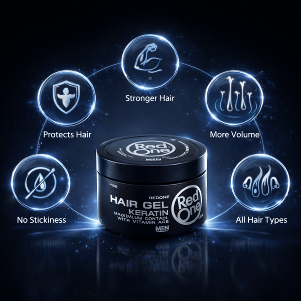 RedOne Men Hair Gel Keratin 450 ml - CosFair GmbH