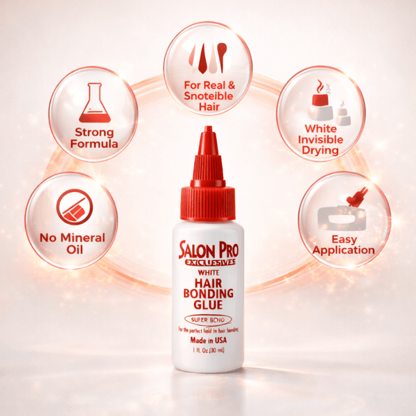 Salon Pro White Hair Bonding Glue 30 ml - CosFair GmbH