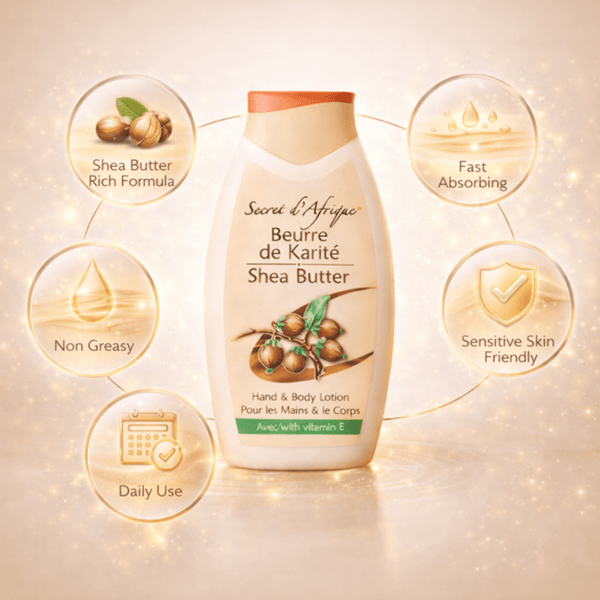 Secret d' Afrique Sheabutter Lotion 500 ml - CosFair GmbH
