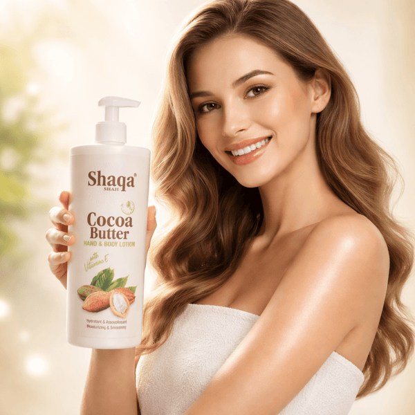 Shaqa Cocoa Butter Hand & Body Lotion - 1L - CosFair GmbH