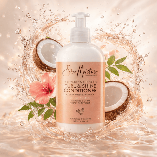Shea Moisture Coconut & Hibiscus Curl Shine Conditioner 384 ml - CosFair GmbH