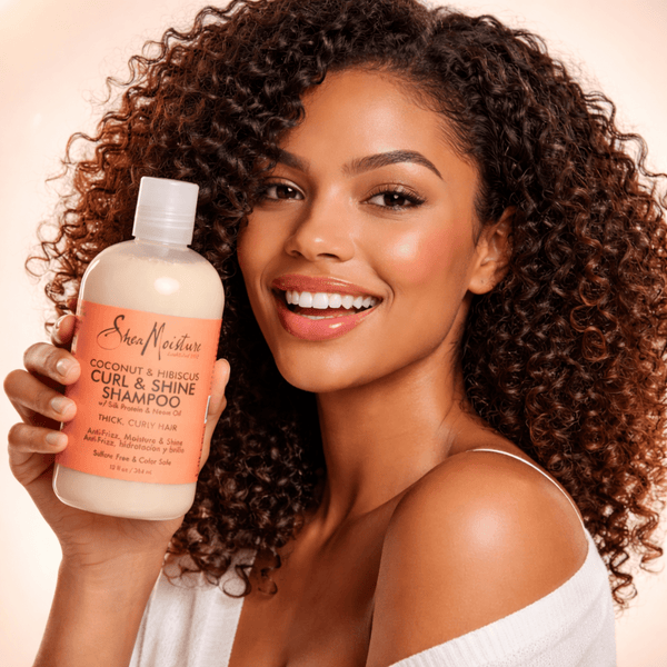 Shea Moisture & Coconut Hibiscus Curl Shine Shampoo 384 ml - CosFair GmbH