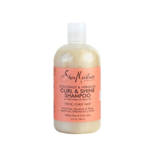 Shea Moisture Coconut Hibiscus Curl Shine Shampoo 384ml - CosFair GmbH