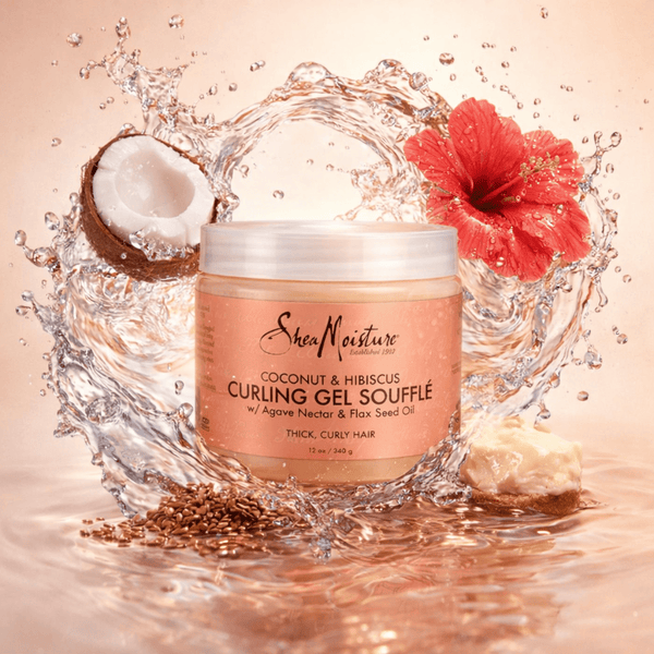 Shea Moisture Coconut & Hibiscus Curling Gel Souffle 340 g - CosFair GmbH