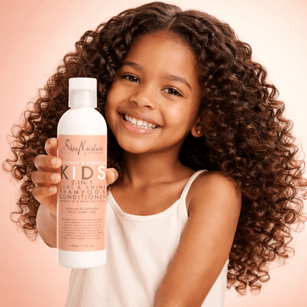 Shea Moisture Coconut & Hibiscus Kids 2 in 1 Shampoo Conditioner 237 ml - CosFair GmbH
