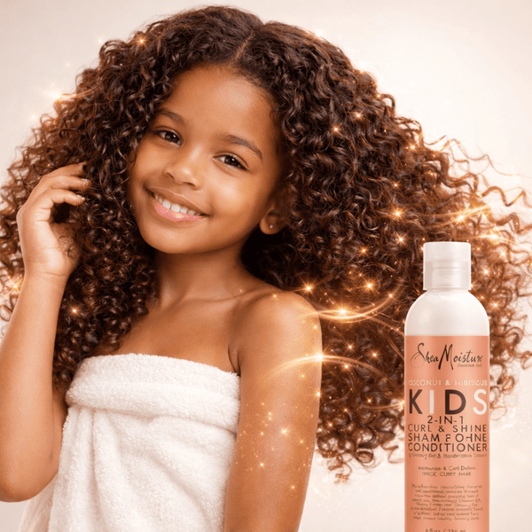 Shea Moisture Coconut & Hibiscus Kids 2 in 1 Shampoo Conditioner 237 ml - CosFair GmbH