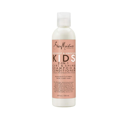 Shea Moisture Coconut Hibiscus Kids 2 in 1 Shampoo Conditioner 237ml - CosFair GmbH