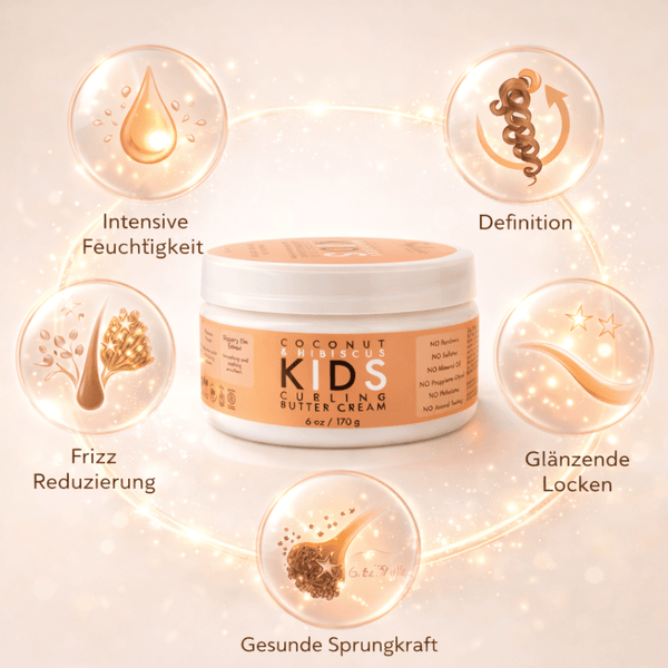 Shea Moisture Coconut Hibiscus KIDS Curling Butter Cream 170 g - CosFair GmbH