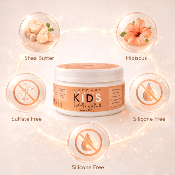 Shea Moisture Coconut Hibiscus KIDS Curling Butter Cream 170 g - CosFair GmbH