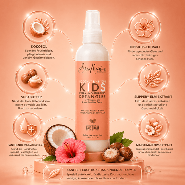 Shea Moisture Coconut & Hibiscus Kids Extra - Moisturizing Detangler - CosFair GmbH