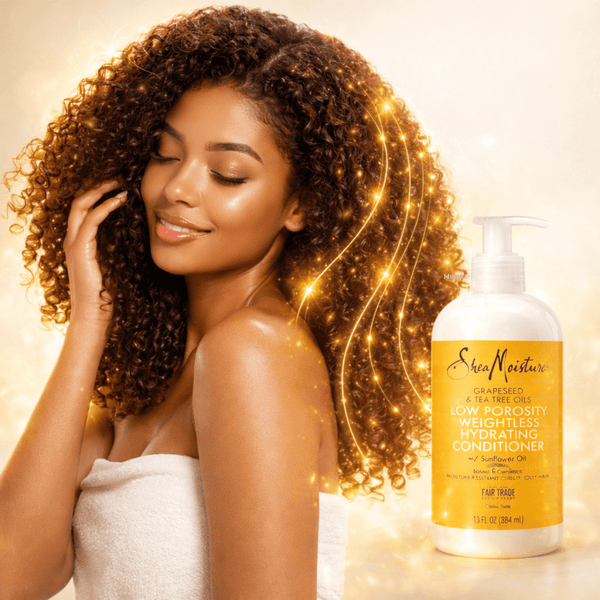 Shea Moisture Grapeseed & Tea Tree Oils Low Porosity Conditioner 384 ml - CosFair GmbH