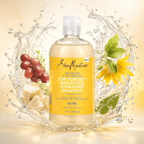 Shea Moisture Grapeseed & Tea Tree Oils Low Porosity Shampoo 384 ml - CosFair GmbH