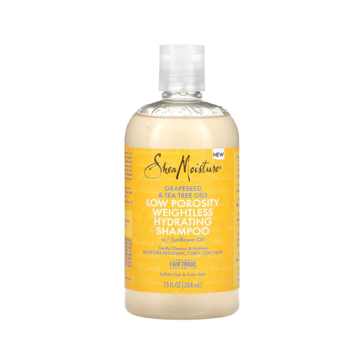 Shea Moisture Grapeseed &amp; Tea Tree Oils Low Porosity Shampoo 384ml - CosFair GmbH