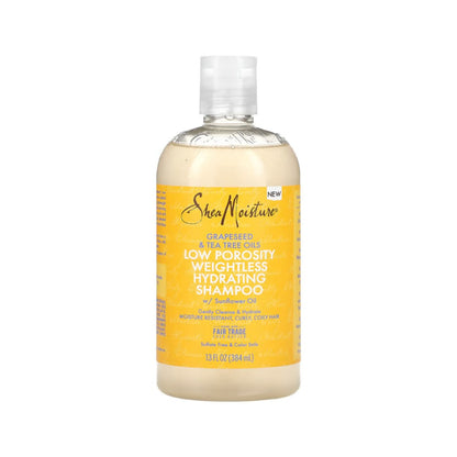 Shea Moisture Grapeseed &amp; Tea Tree Oils Low Porosity Shampoo 384ml - CosFair GmbH