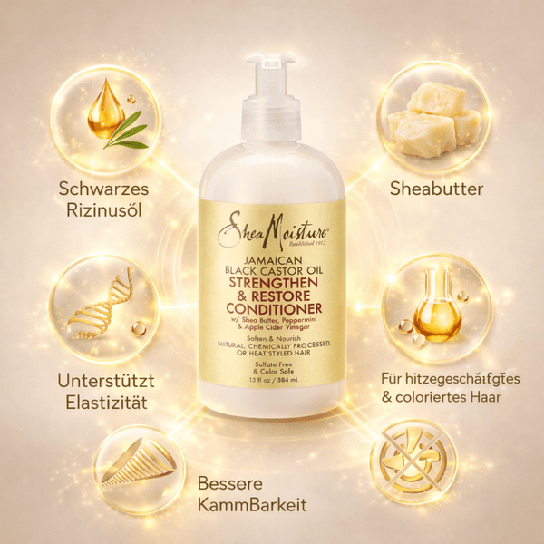 Shea Moisture Jamaican Black Castor Oil Restore Conditioner 384 ml - CosFair GmbH