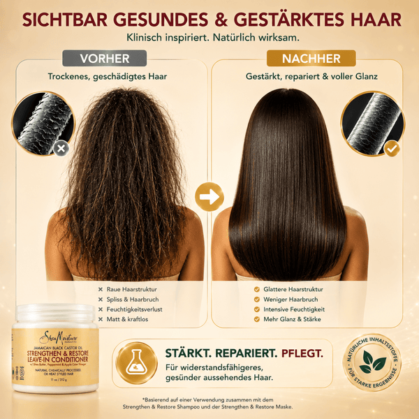Shea Moisture JBCO Strengthen & Restore Leave - In Conditioner - 312ml - CosFair GmbH