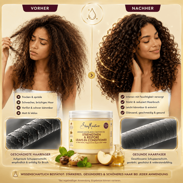 Shea Moisture JBCO Strengthen & Restore Leave - In Conditioner - 431ml - CosFair GmbH
