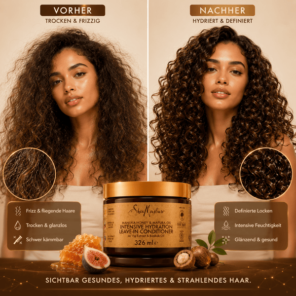 Shea Moisture Manuka Honey & Mafura Oil Leave - In Conditioner - 326ml - CosFair GmbH