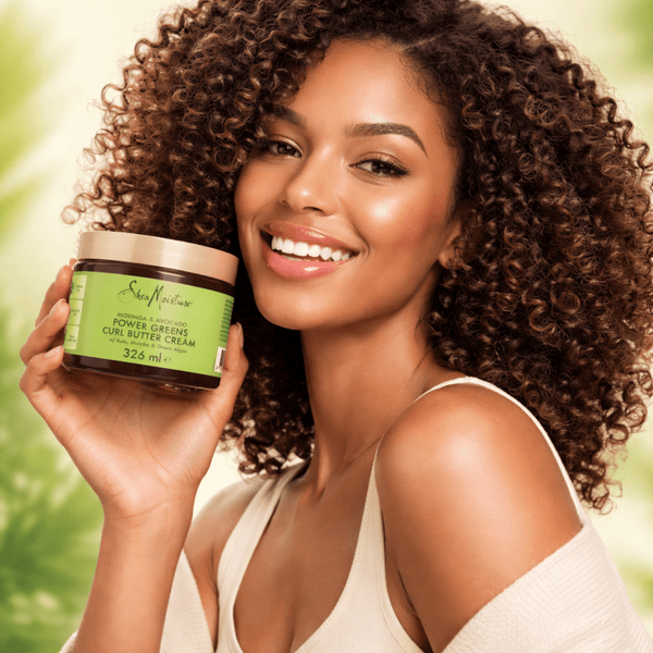 Shea Moisture Moringa & Avocado Power Greens Curl Butter Cream 326 ml - CosFair GmbH