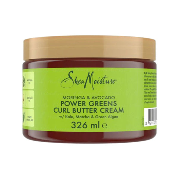 Shea Moisture Moringa &amp; Avocado Power Greens Curl Butter Cream 326ml - CosFair GmbH