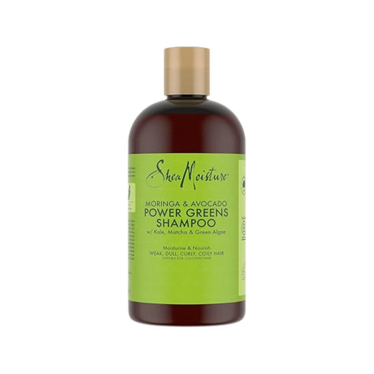 Shea Moisture Moringa &amp; Avocado Power Greens Shampoo 384ml - CosFair GmbH