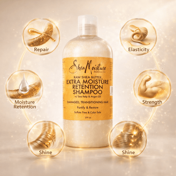 Shea Moisture Raw Shea Butter Extra Moisture Retention Shampoo 384 ml - CosFair GmbH