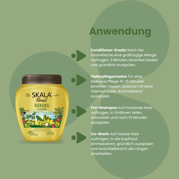 SKALA Brasil Banana &amp; Bacuri 2 in 1 Hair Cream 1000g - CosFair GmbH