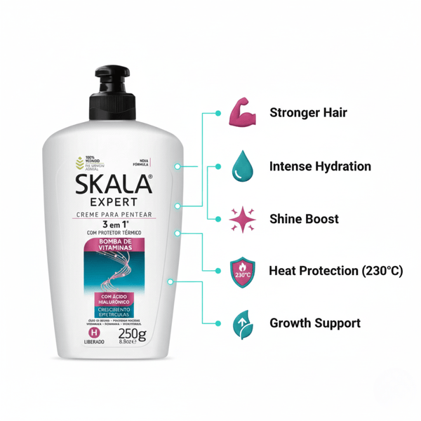 SKALA Expert Bomba de Vitaminas 3 in 1 Leave - in Conditioner 250g - CosFair GmbH