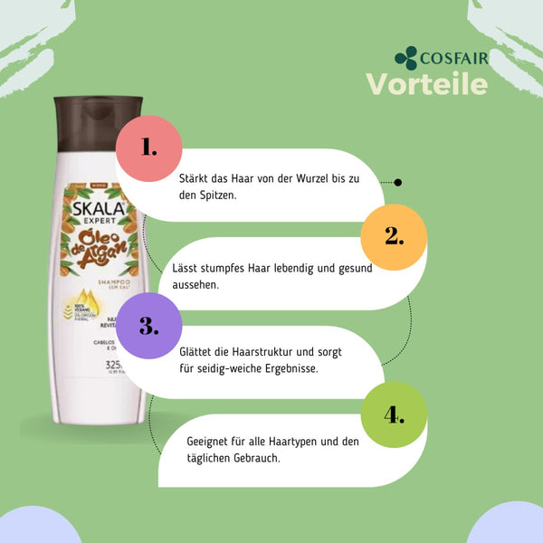SKALA Expert Óleo de Argan Shampoo 325ml - CosFair GmbH