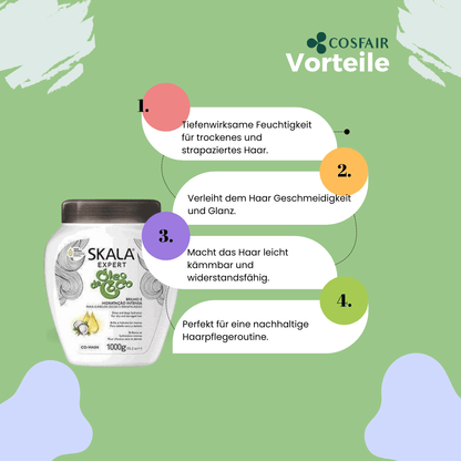 SKALA Expert Óleo de Coco 2 in 1 Co - Wash Cream 1000g - CosFair GmbH