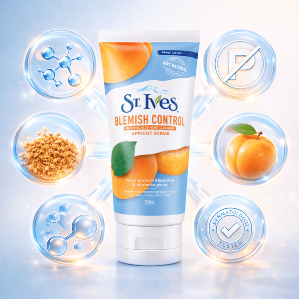 St. Ives Blemish Control Apricot Scrub 150 ml - CosFair GmbH
