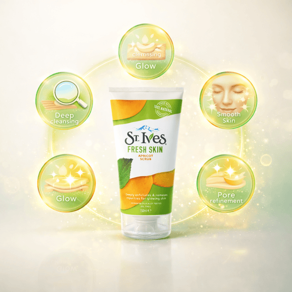St. Ives Fresh Skin Apricot Scrub 150 ml - CosFair GmbH