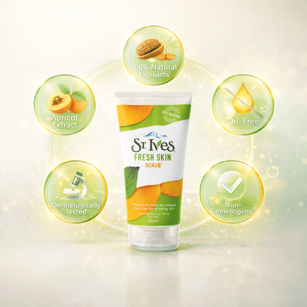 St. Ives Fresh Skin Apricot Scrub 150 ml - CosFair GmbH