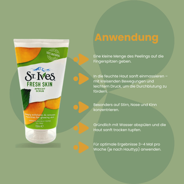 St. Ives Fresh Skin Apricot Scrub 150 ml - CosFair GmbH