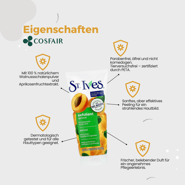 ST. Ives Fresh Skin Apricot Scrub 170 g - CosFair GmbH