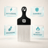 Stella Collection Metal Pik Long Styling Comb - CosFair GmbH