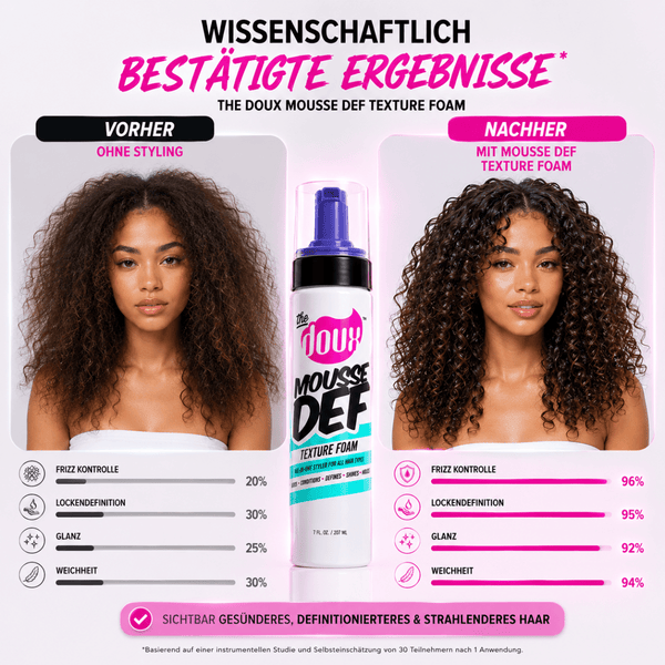 The doux MOUSSE DEF Texture Foam - 207ml - CosFair GmbH