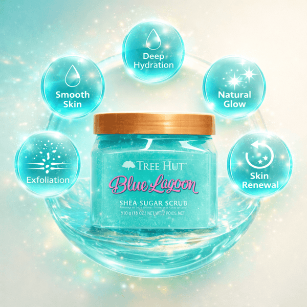 Tree Hut Blue Lagoon Shea Sugar Scrub - 510 g - CosFair GmbH