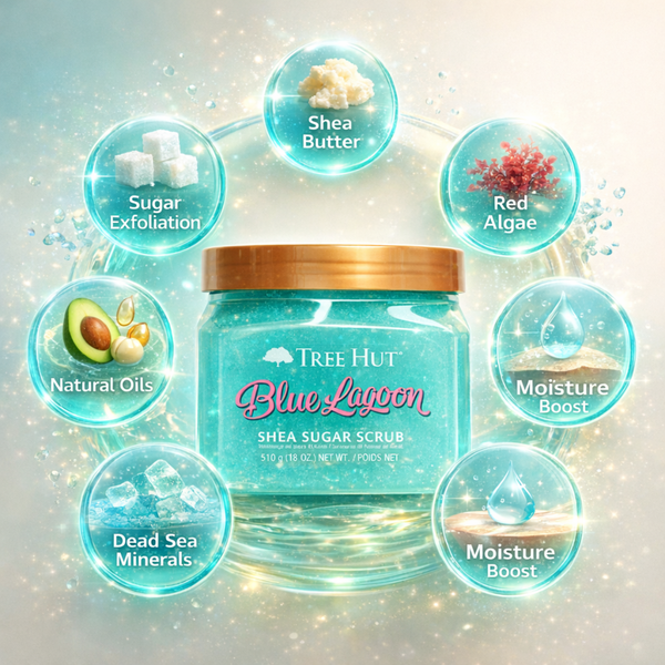 Tree Hut Blue Lagoon Shea Sugar Scrub - 510 g - CosFair GmbH