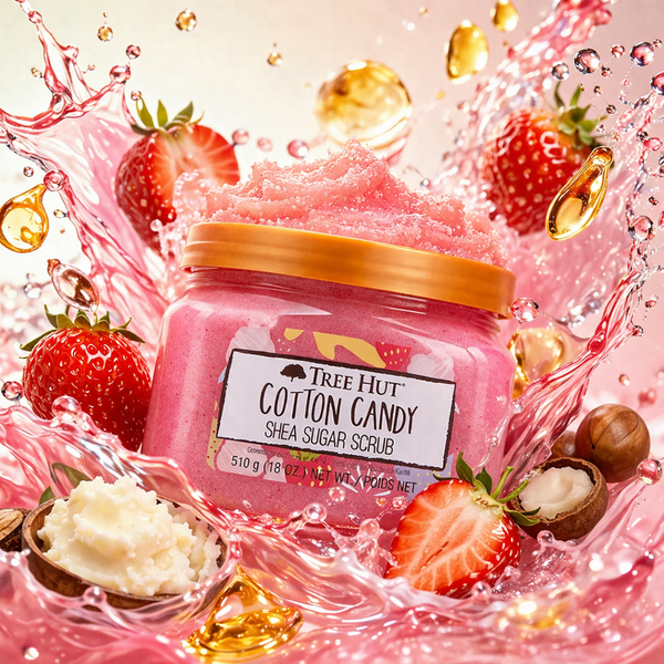 Tree Hut Cotton Candy Shea Sugar Scrub - 510 g - CosFair GmbH
