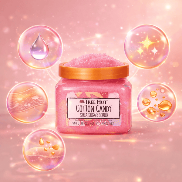 Tree Hut Cotton Candy Shea Sugar Scrub - 510 g - CosFair GmbH