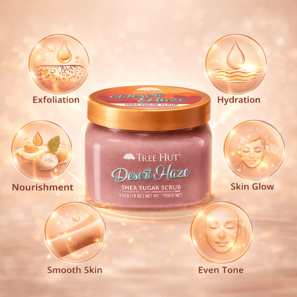 Tree Hut Desert Haze Shea Sugar Scrub - 510 g - CosFair GmbH