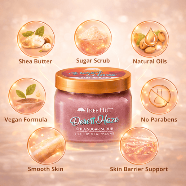Tree Hut Desert Haze Shea Sugar Scrub - 510 g - CosFair GmbH