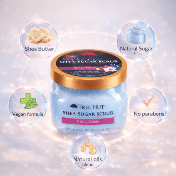 Tree Hut Exotic Bloom Shea Sugar Scrub - 510 g - CosFair GmbH