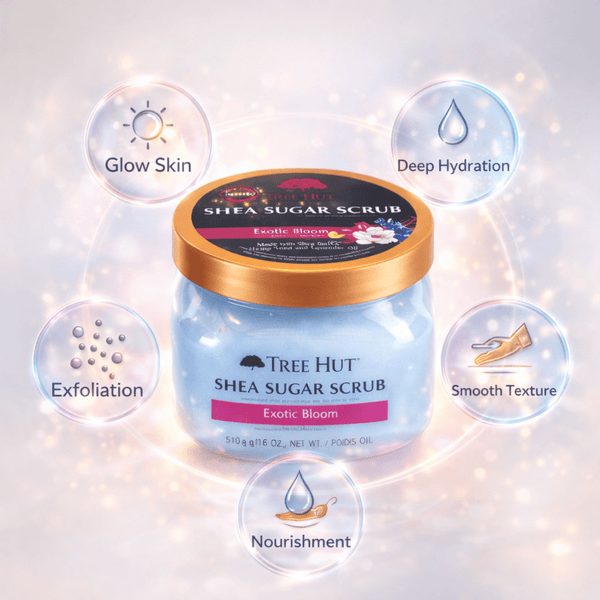 Tree Hut Exotic Bloom Shea Sugar Scrub - 510 g - CosFair GmbH